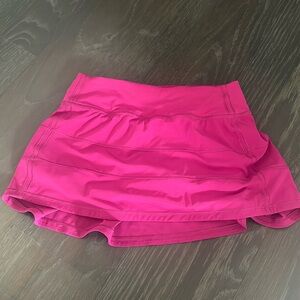 Raspberry lululemon tennis skirt